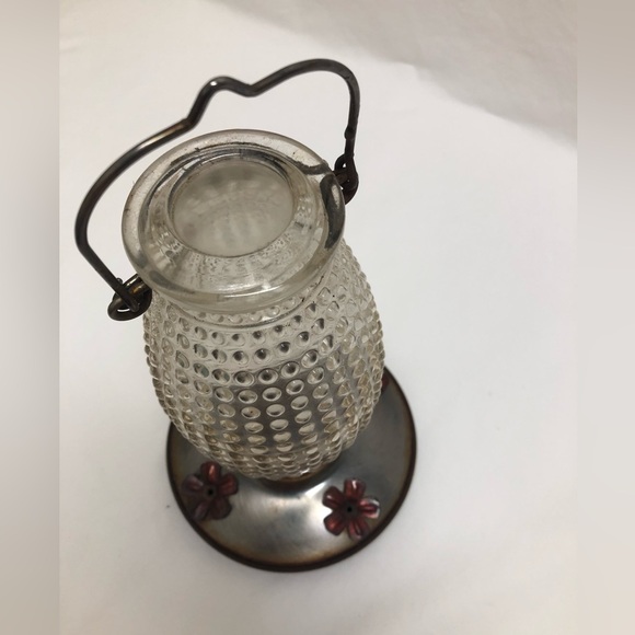 Vintage Hummingbird Feeder, Antique Glass Feeders for Outdoor - Picture 2 of 6